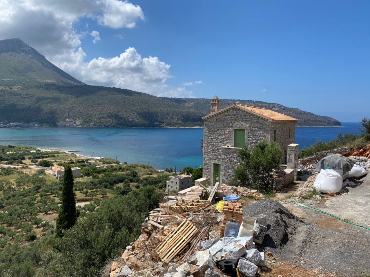 New Stone Villa for Sale in Mani Greece